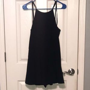 Black loose Romper